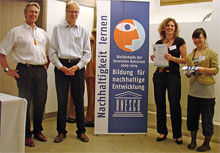 Auszeichnung als UN-Dekade-Projekt 2008/2009