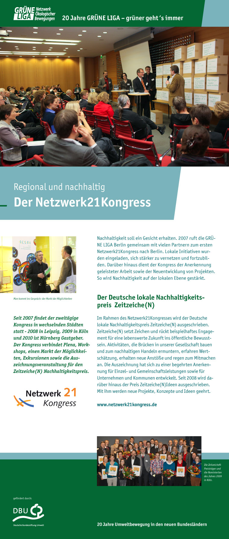 Regional und Nachhaltig - Der Netzwerk21Kongress