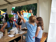 umweltfestival-best-practice-aktion mit Kindern